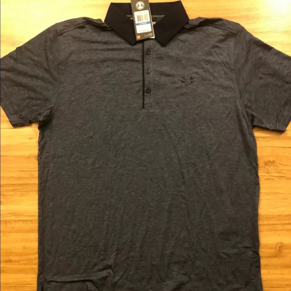 Mens Under Armour Tips Golf Polo Shirt